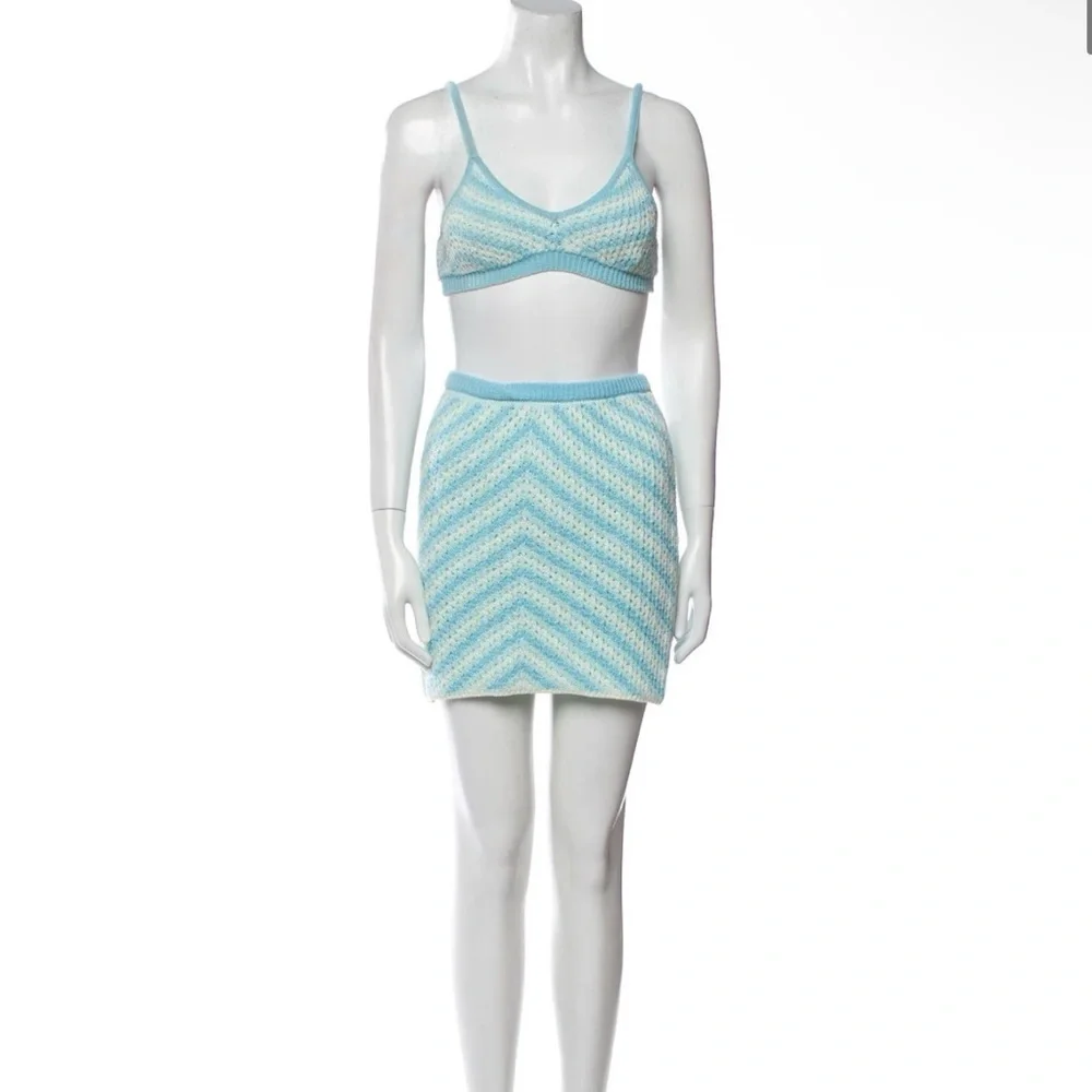 Love and Lemons Striped Skirt Set